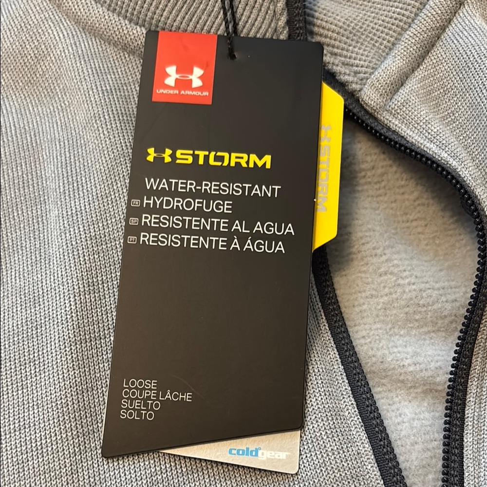 Under Armour Light Gray Performance Pullover - image 3